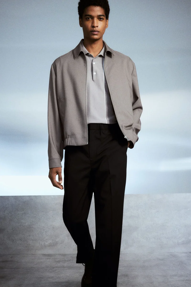 اتش اند ام Relaxed Fit Tapered trousers