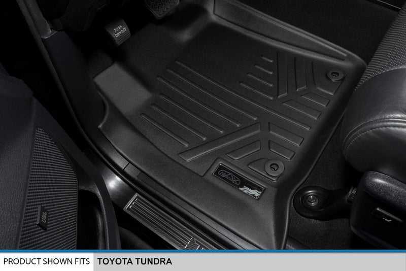 SMARTLINER Custom Fit Floor Mats 1st Row Liner Set for 2012-2022 Toyota Sequoia - Image 2