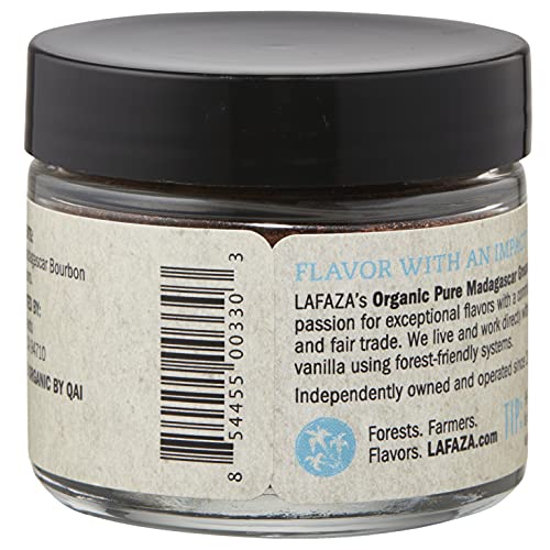 Lafaza Organic Madagascar Bourbon Pure Ground Vanilla Bean Powder 1oz - Image 5