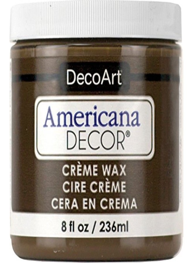 DecoArt Deco Art ADM8-07-36 Americana Decor Creme Wax, 8 Fl. Oz, Deep Brown - Image 1