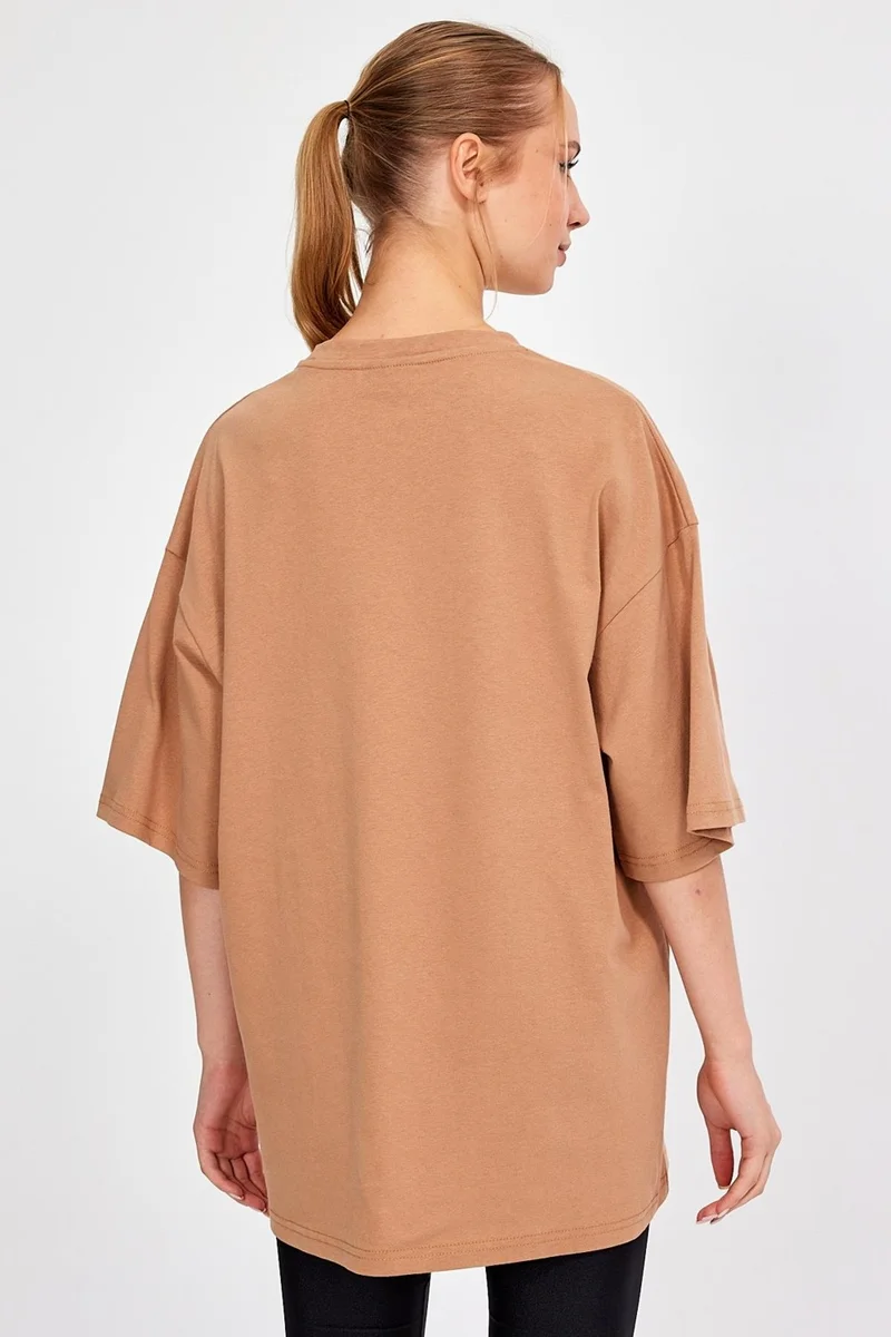 Alexandergardi Alexandergardı Printed Oversize T-Shirt (E23-0046 01)