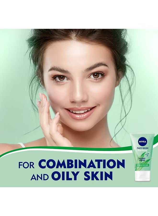 Nivea Purifying Face Wash, Combination Skin 150ml - Image 3