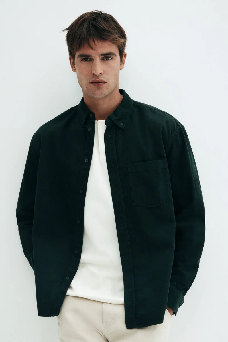 H&M Regular Fit Corduroy shirt