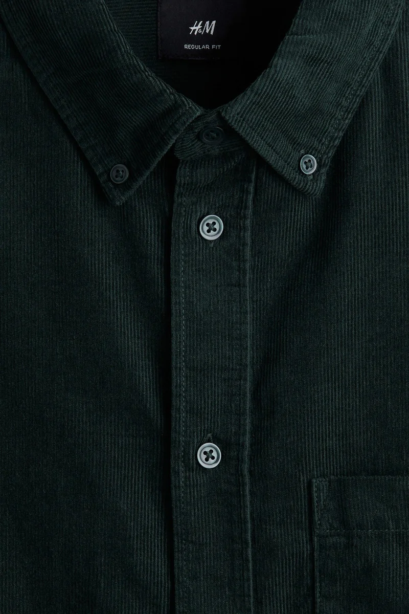 H&M Regular Fit Corduroy shirt