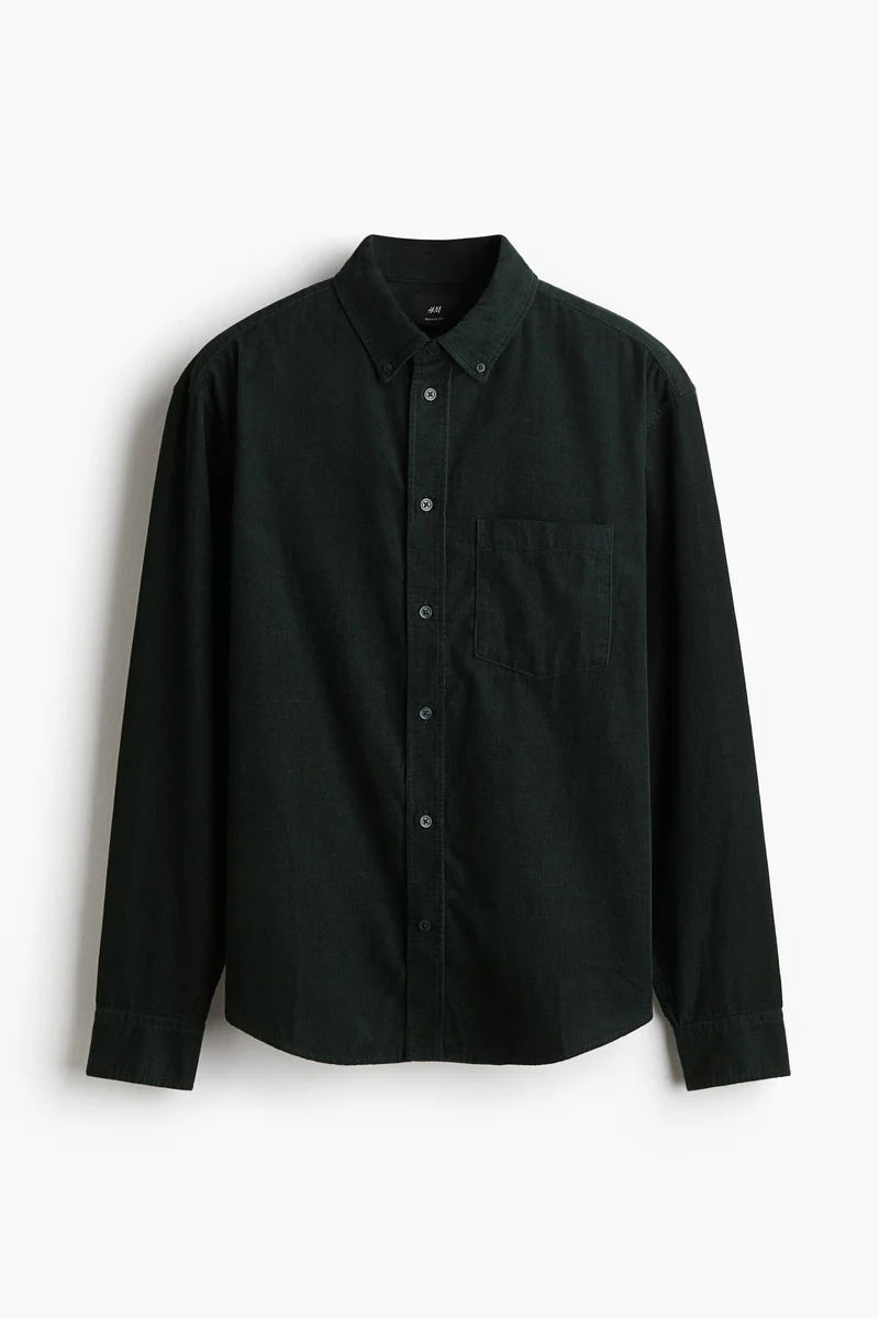 H&M Regular Fit Corduroy shirt