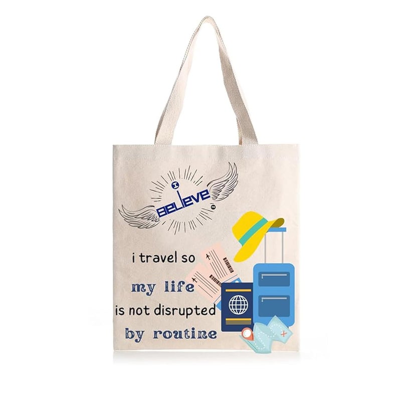 STRUTT Foldable Shopping Bag for Grocery, 100% Organic Cotton Reusable Canvas Tote Bag for Women, eco-Friendly Cloth Bag Multi-Purpose Bag for Travel & Daily use - in Travel - Image 1