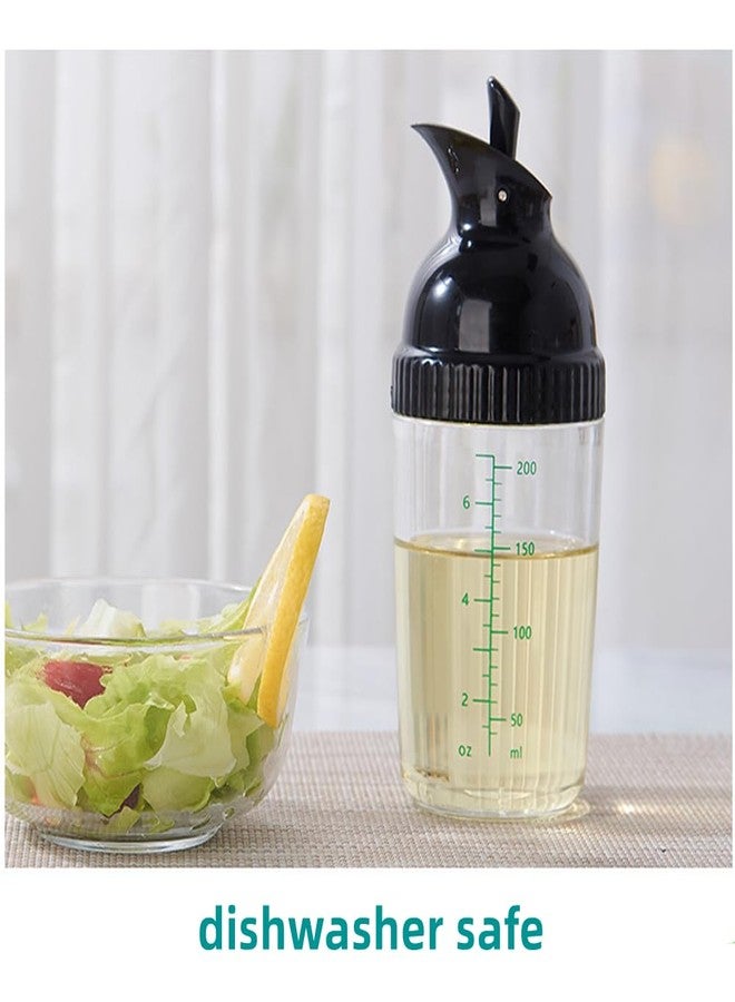 وعاء خلط الصلصة، مانع للتسرب، سهل الاستخدام، سعة 200 مل، متين مع غطاء للمطبخ (أسود) - Image 4