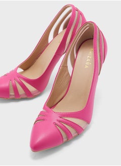 Khizana Cutout Detail Pointed Pump  - Image 4