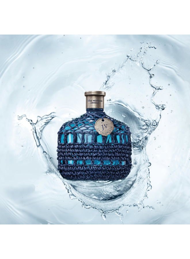 John Varvatos عطر للرجال من جون فارفاتوس، أرتيسان بلو، 2.5 أونصة سائلة بخاخ أو دو تواليت EDT - Image 3