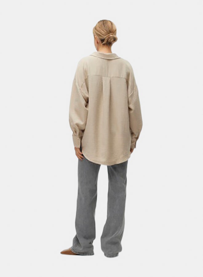 VERO MODA VERO MODA Womens Melaney Queeny Longsleeve Shirt  - Image 4
