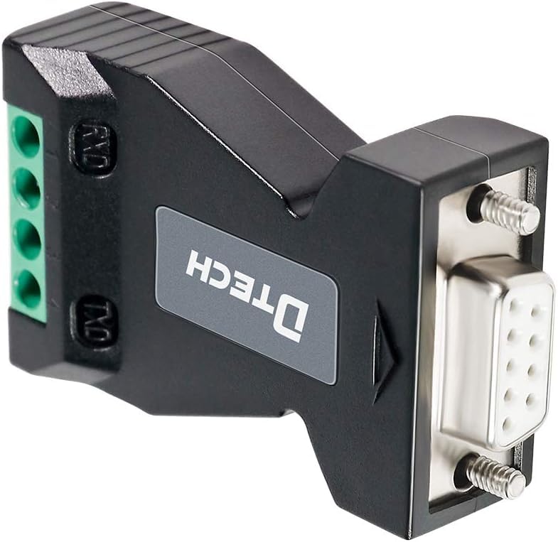 D-tech RS232 to RS485 Converter Serial Adapter with 4 Position Terminal Block for Long Haul Data Communication Supports 600W Anti-Surge - Image 5