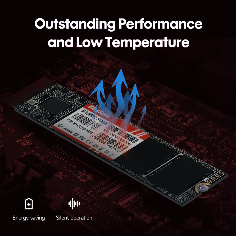 KingSpec NT Series 512GB M.2 2280 SATA SSD - Not Compatible with NVMe Socket, Sata3 6Gb/s Internal Solid State Drive, for Ultrabook & Laptop & Desktop - Image 5