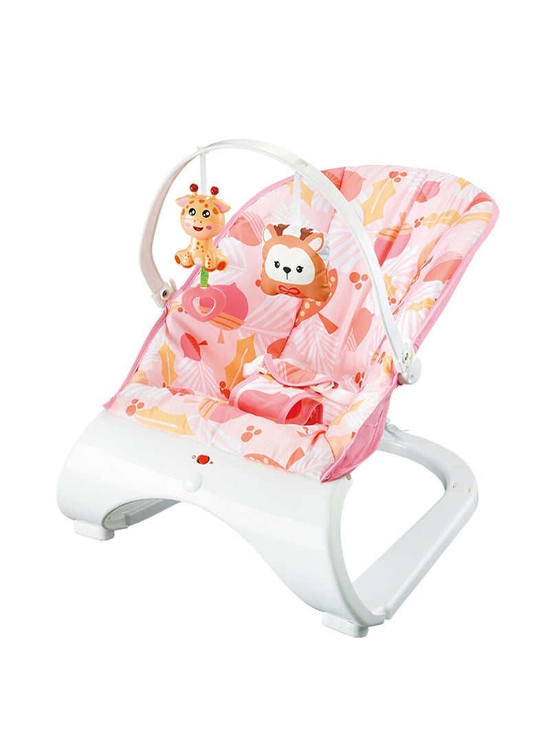 MaBaby Vibrating Infant Baby Rocker Swing, Multifunctional Baby Bouncer Chair With Interactive Toy Rack And Music  - Image 1