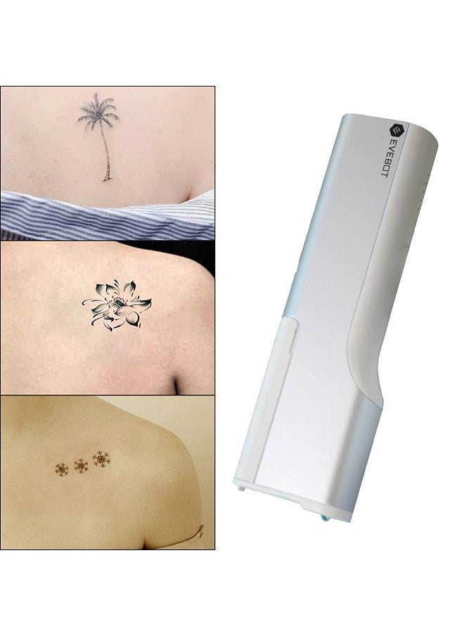 Generic - Portable PrintPen Handheld Printer Inkjet Pen Tattoo Printing Machine Compatible with Android/iOS Smartphone for All Surfaces DIY Pattern Tattoo Code Printing - Image 1
