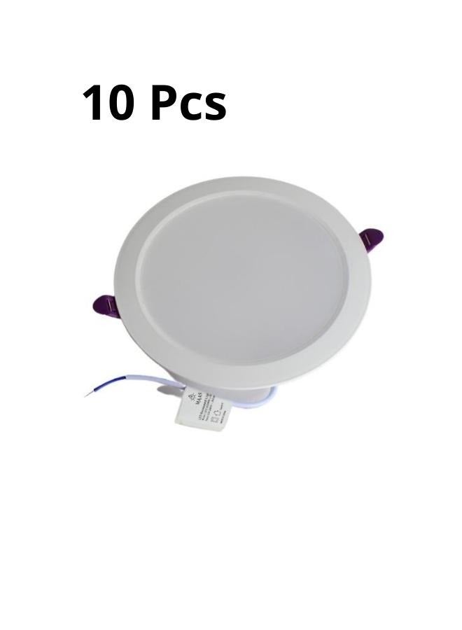 ماس طقم مصابيح من 10 قطع إضاءة داخلية بقوة 9 واط لمبة ليد لون أبيض - Image 2