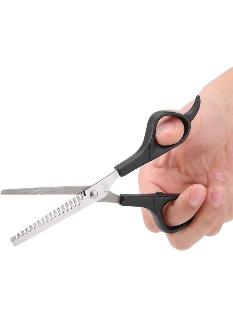 Professional Hair Thinning Scissors 6.3 Inch – Stainless Steel Texturizing Shears with Double Serrated Blade, Adjustable Tension Screw, Ergonomic Handle for Men, Women, Kids, Home & Salon Use - Image 2