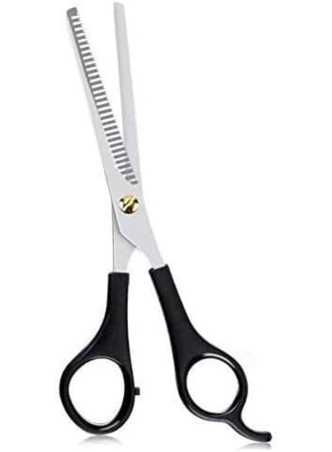 Professional Hair Thinning Scissors 6.3 Inch – Stainless Steel Texturizing Shears with Double Serrated Blade, Adjustable Tension Screw, Ergonomic Handle for Men, Women, Kids, Home & Salon Use - Image 5