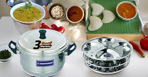 TENNYSON IDLI MAKER DELIGHT HEARTS 3 PLATES 12 IDLIES - Image 1