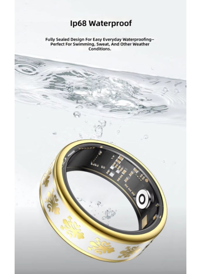 Smart Health Tracking Ring with Heart Rate, Blood Oxygen, and Sleep Monitor - Waterproof - Image 3
