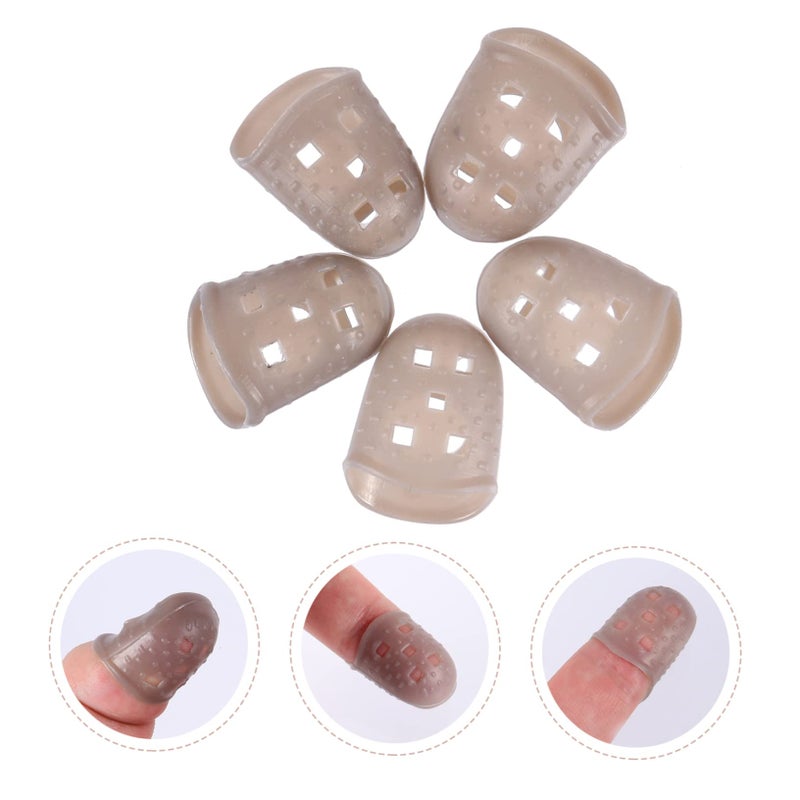 Grey Silicone Guitar Protectors 25pcs For Mandolin Ukulele String Instruments - Image 5