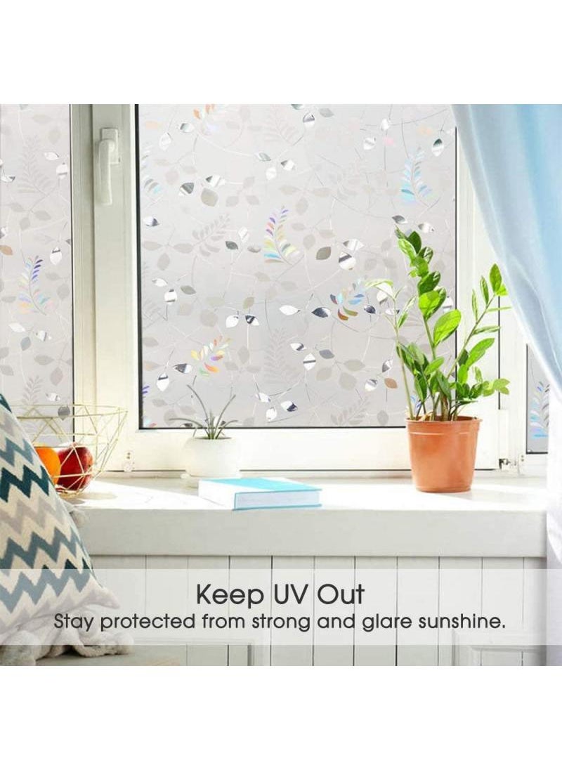 Y&D Window Film Decorative Privacy No Glue Glass Sticker For Door Home House Ofiice Heat Control Anti UV 90 x 200 cm  - Image 3