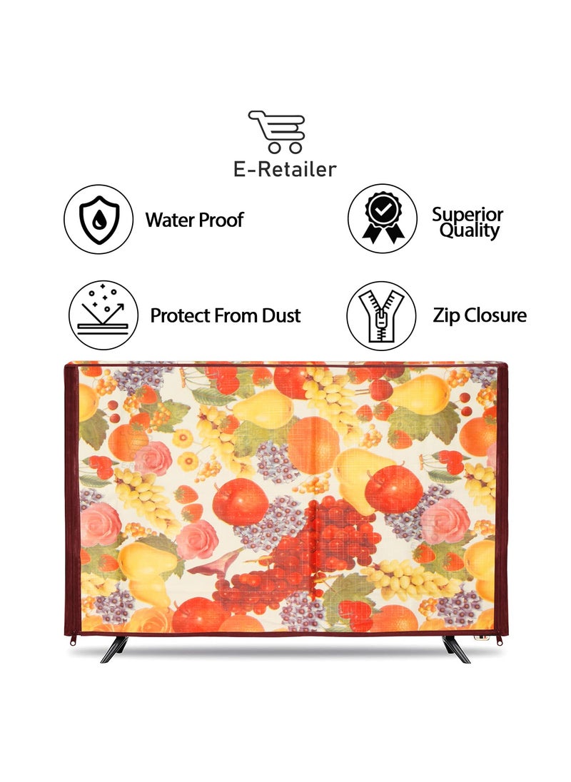 E-Retailer ERetailer Transparent LCDLED TV Protector Cover with Zipper Enclosure for 26 Inch Suitable for All Major Brand Model ColorMulti Size2553x17 Inches  - Image 4