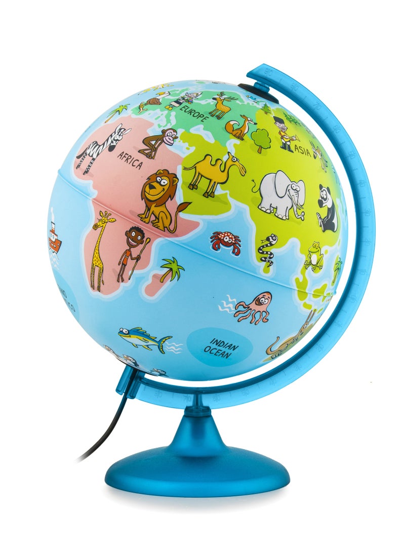 Tecnodidattica - Mappa & Mondo 25 cm Illuminated Educational Globe - Image 1
