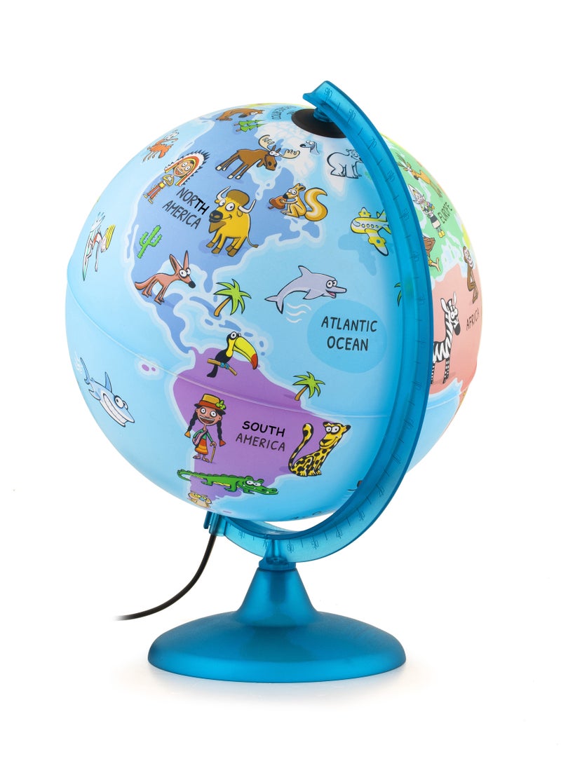 Tecnodidattica - Mappa & Mondo 25 cm Illuminated Educational Globe - Image 1
