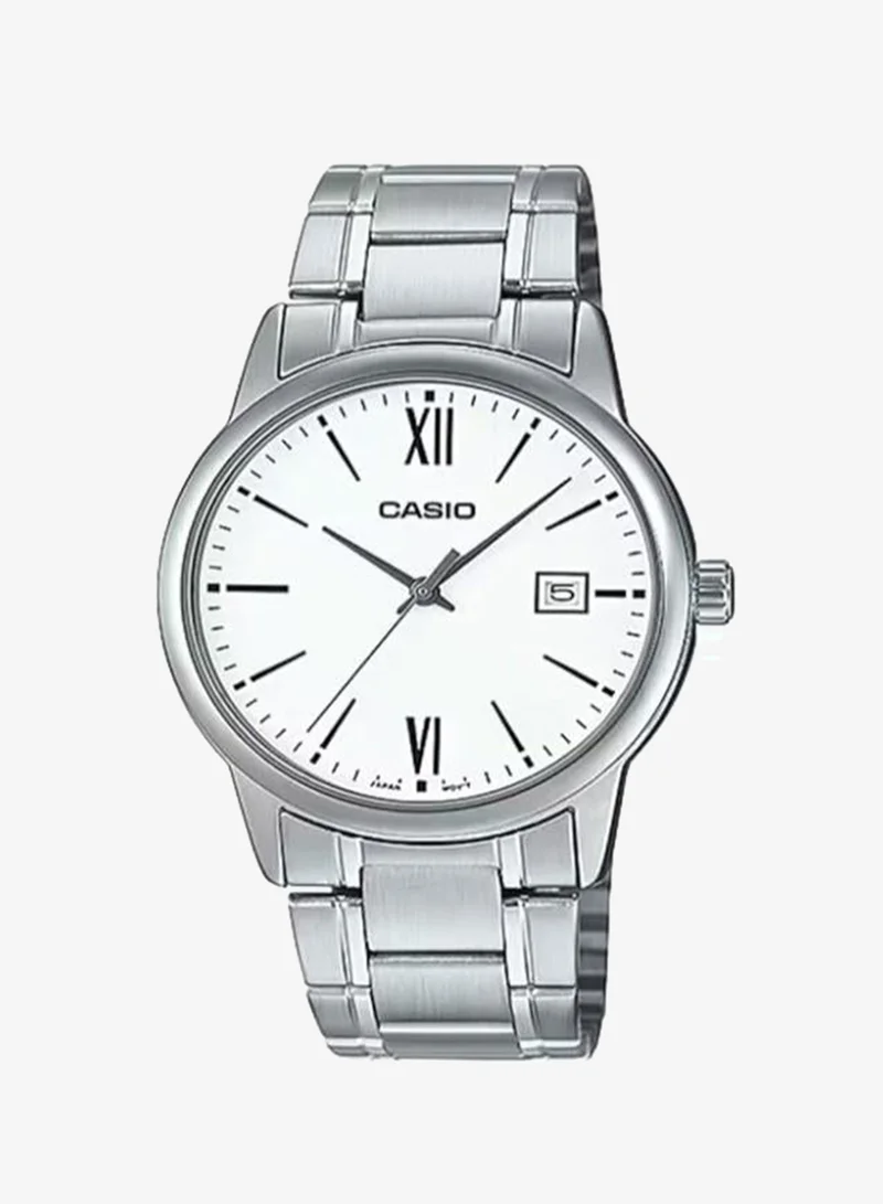 Casio Men's Stainless Steel Analog Watch MTP-V002D-7B3UDF - 37 mm