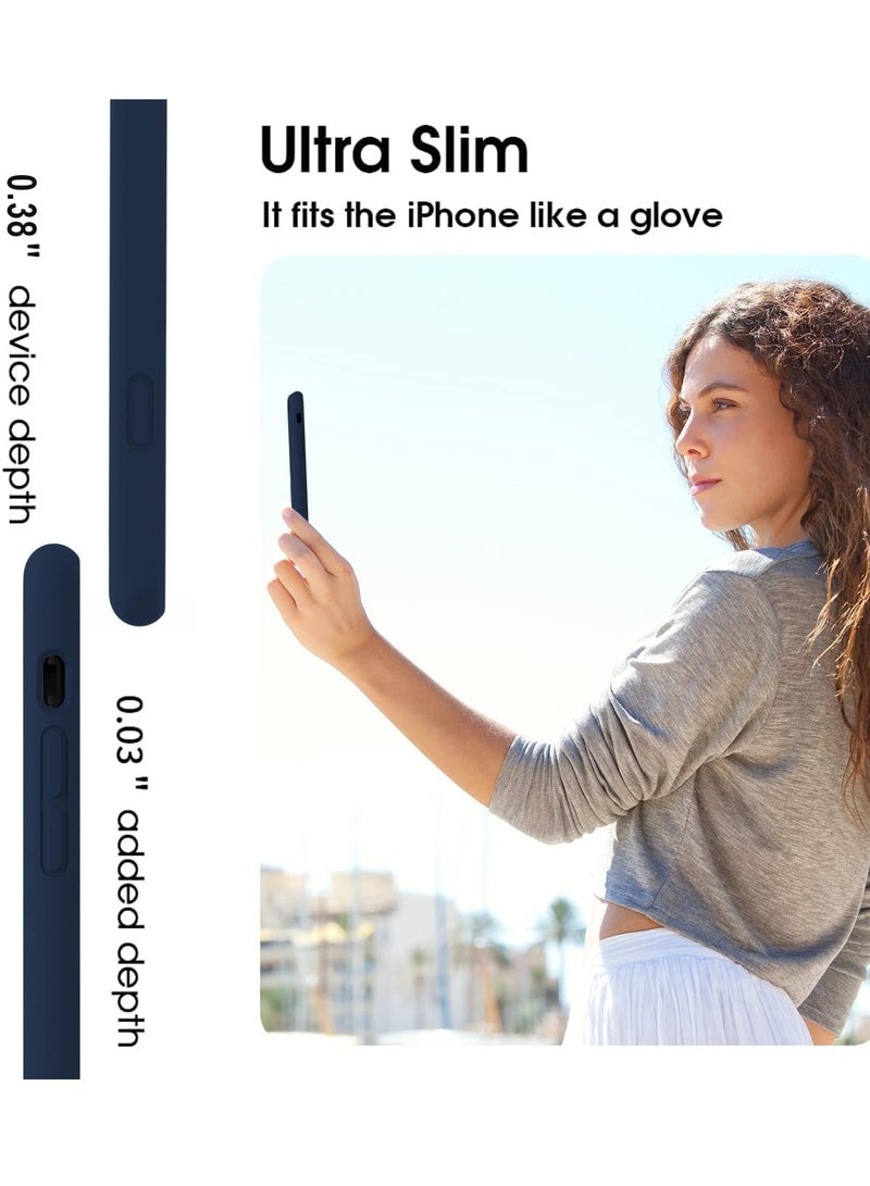 MIGOFAST Liquid Silicone Gel Cover with Full Body Protection Anti-Scratch Shockproof Case Compatible with iPhone XS Max - Image 4