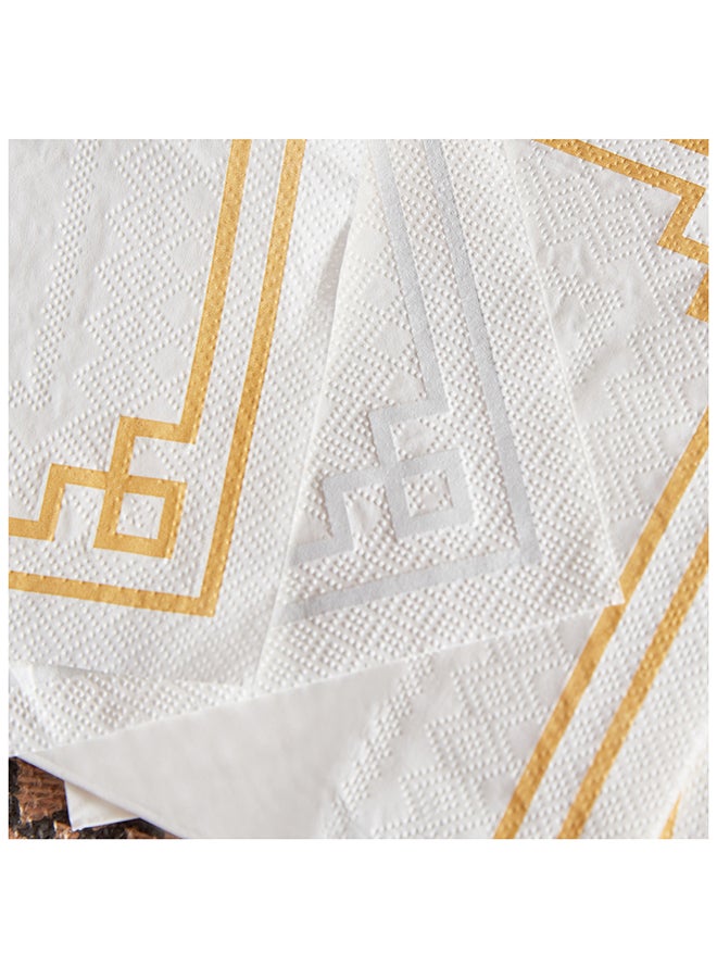 Home Box Phoenix 20-Piece 3-Layer Paper Napkin Set 33 x 33 cm  - Image 3