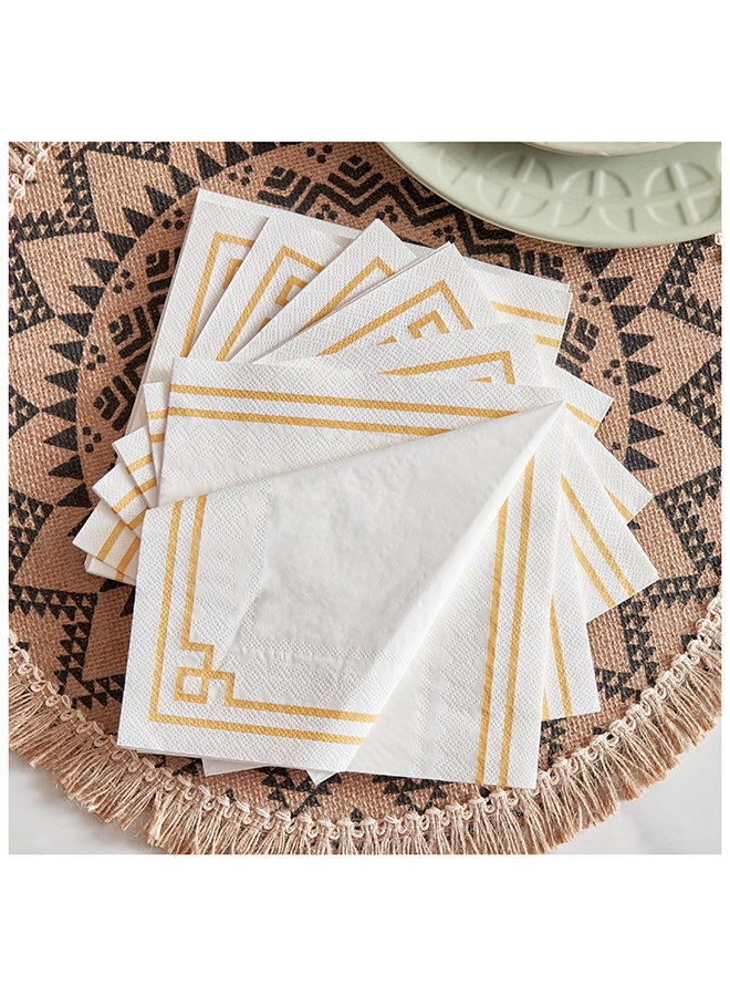 Home Box Phoenix 20-Piece 3-Layer Paper Napkin Set 33 x 33 cm  - Image 1