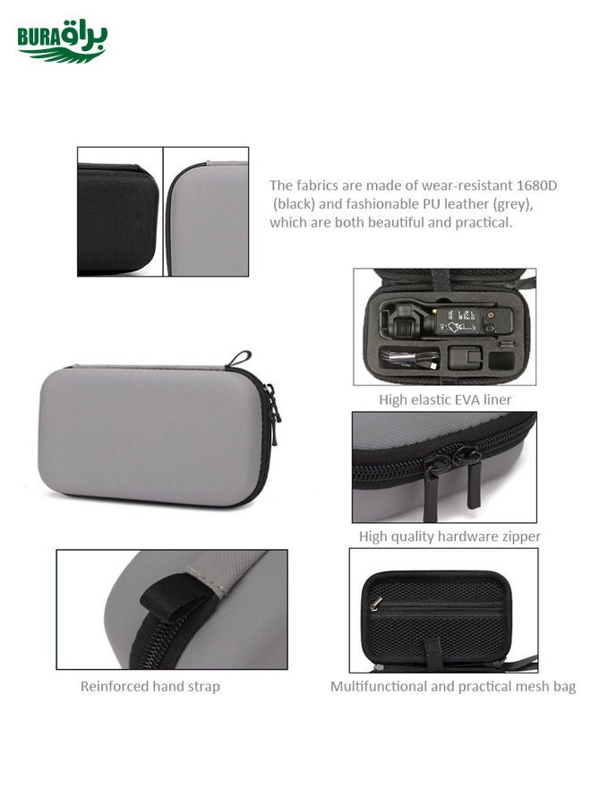 لـ DJI Osmo Pocket 3 CORTACE CLACK CASE (رمادي)