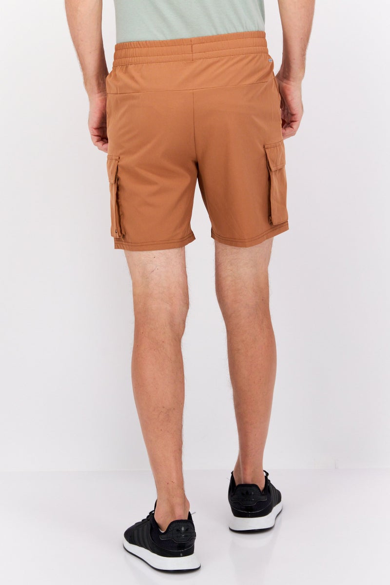 Unipro Men Sportswear Fit Training Shorts, Brown  - Image 3