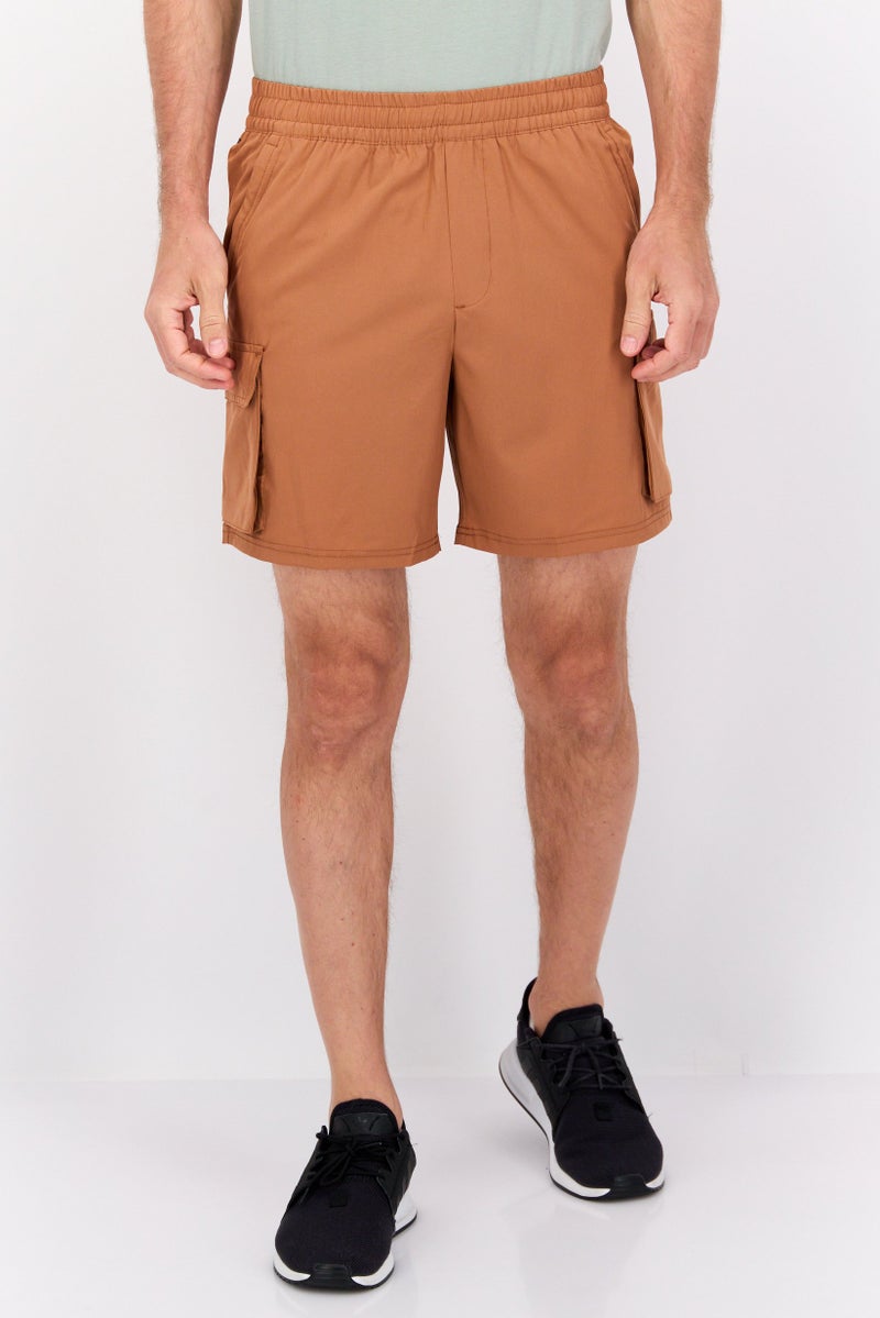 Unipro Men Sportswear Fit Training Shorts, Brown  - Image 1