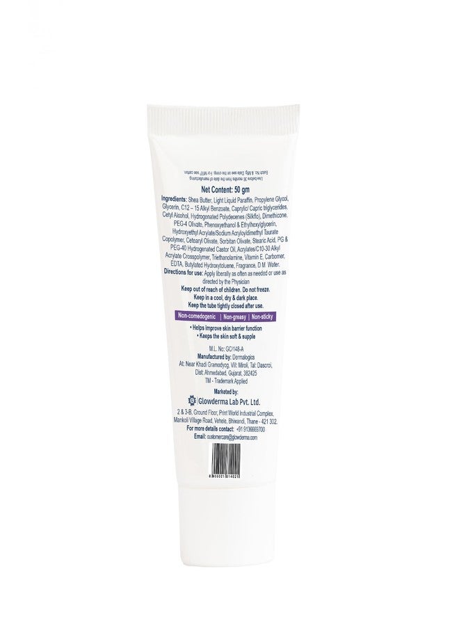 Moiz Daily Moisturizing Cream for Face & Body | Formulated with 9 Moisturizers | Suitable for Sensitive Skin | Paraben free & Cruelty free-50g (Pack of 2) - Image 2