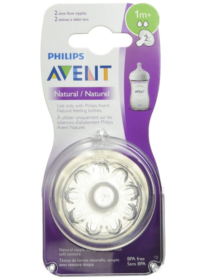 Avent Philips Avent Natural Response Bottle Teat- 2 x Baby Bottle Flow 3 Teats for Newborn Babies, 1+ Months, BPA Free (Model SCY963/02) - Image 2