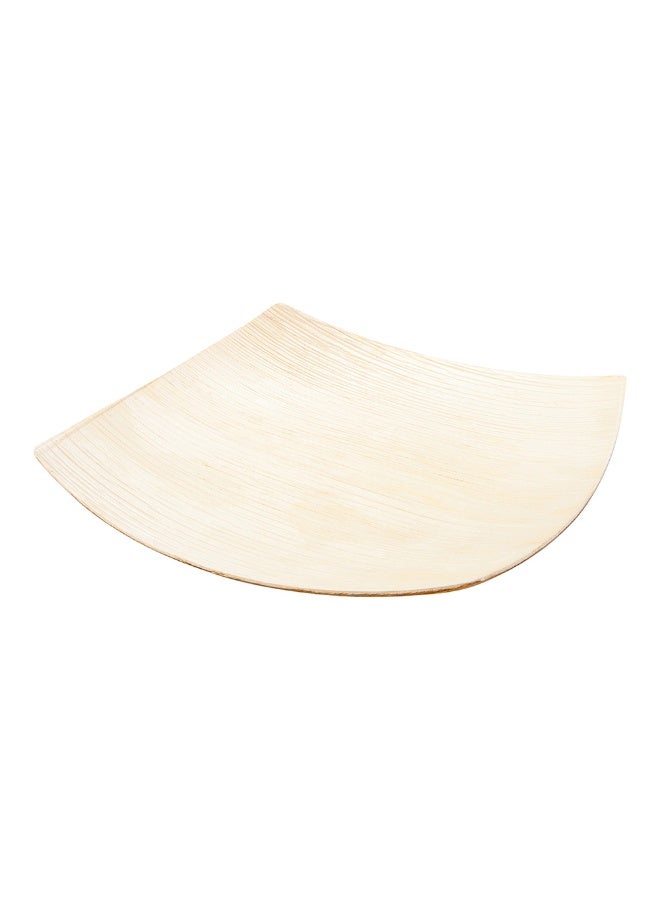 Restaurantware Midori 10.5 x 10.5 Inch Extra Large Square Palm Plates, 100 Microwavable Palm Leaf Plates - Freezable, Sustainable, Areca Palm Leaf Plates, Oven-Ready, For Hot & Cold Foods - Image 1