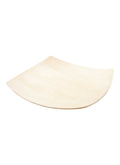 Restaurantware Restaurantware-Midori 10.5 x 10.5 Inch Extra Large Square Palm Plates, 100 Microwavable Palm Leaf Plates - Freezable, Sustainable, Areca Palm Leaf Plates, Oven-Ready, For Hot & Cold Foods  - Image 1