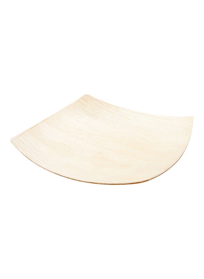 Restaurantware Restaurantware-Midori 10.5 x 10.5 Inch Extra Large Square Palm Plates, 100 Microwavable Palm Leaf Plates - Freezable, Sustainable, Areca Palm Leaf Plates, Oven-Ready, For Hot & Cold Foods  - Image 1
