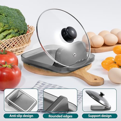 Li & Zhao Li&Zhao Spoon Rest for Stove Top - Kitchen Counter Utensil Rest, Pot Lid Holder, Cooking Spoon Holder - Image 5