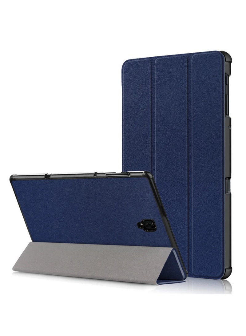 Tri Fold Stand Flip Case For Samsung Galaxy Tab S4 10.5in SM-T835 SM-T830 Smart Cover Funda Tablet Folding Stand Skin Shell Protective Case Blue - Image 1