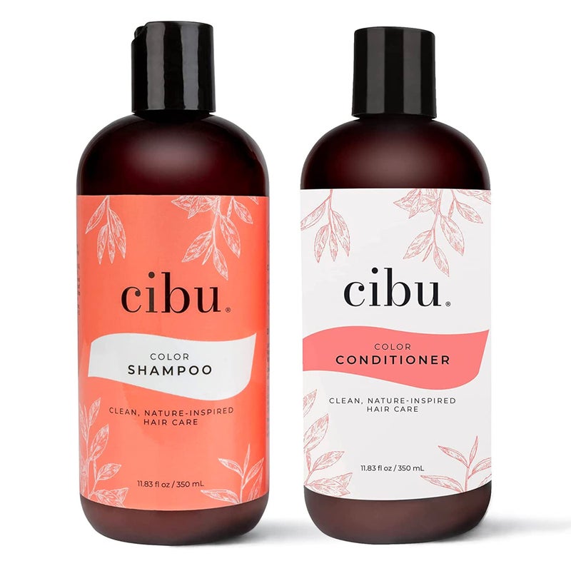 Cibu Color Shampoo and Conditioner Set  Gently Hydrates and Strengthens Strands  Protects and Revitalizes Hair and Scalp  Color Safe Shampoo and Conditioner for All Hair Types  Pack of 2