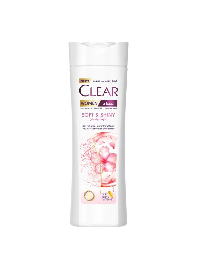 Clear Women Soft & Shiny Shampoo 400ml - Image 1