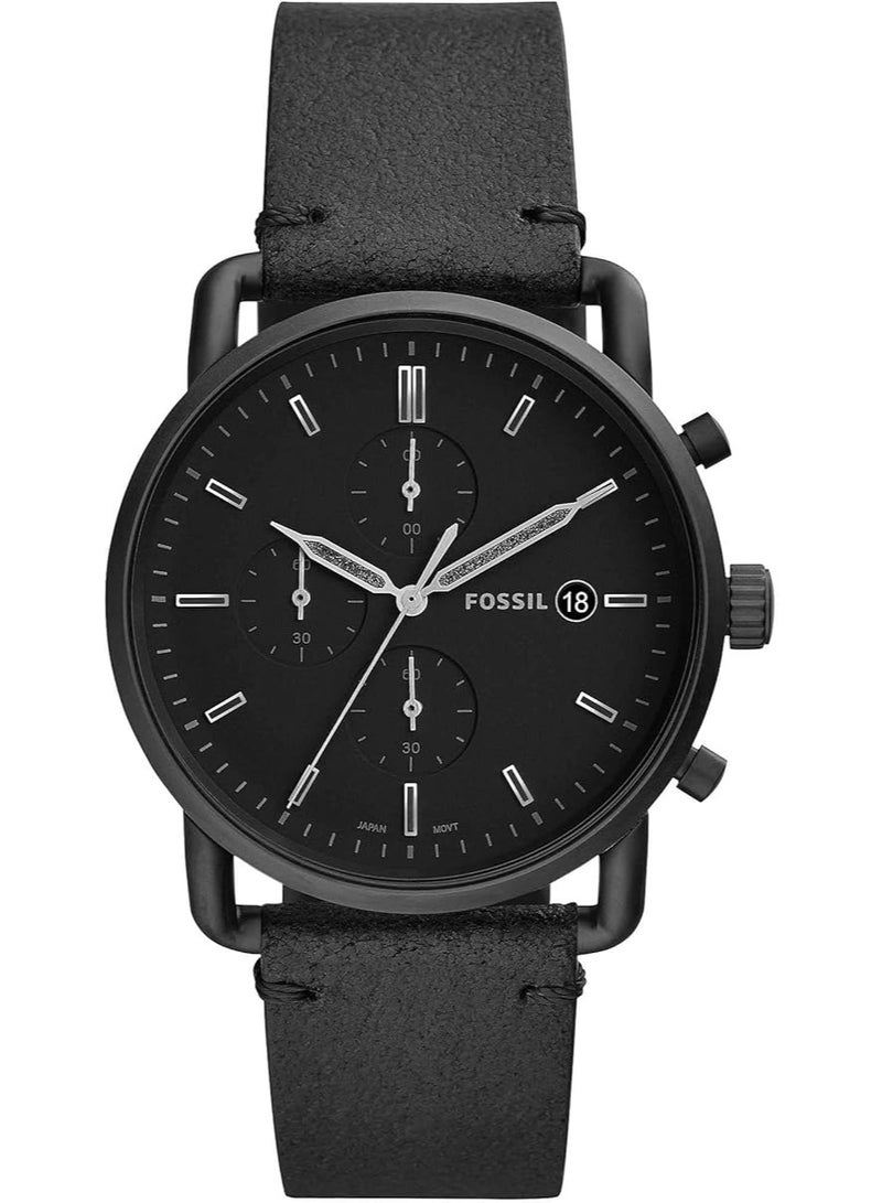Fossil Chronograph Quartz Black Dial Men's Watch FS5504 - Image 1