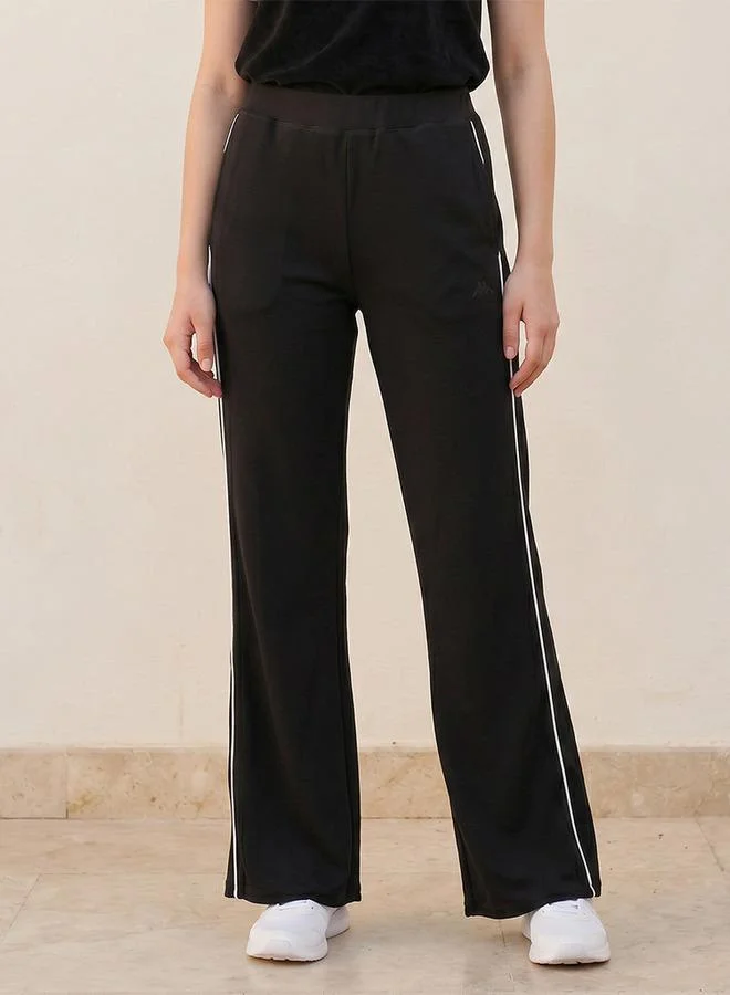 Kappa 2 Way Stretch Ribbed Wide Leg Pants