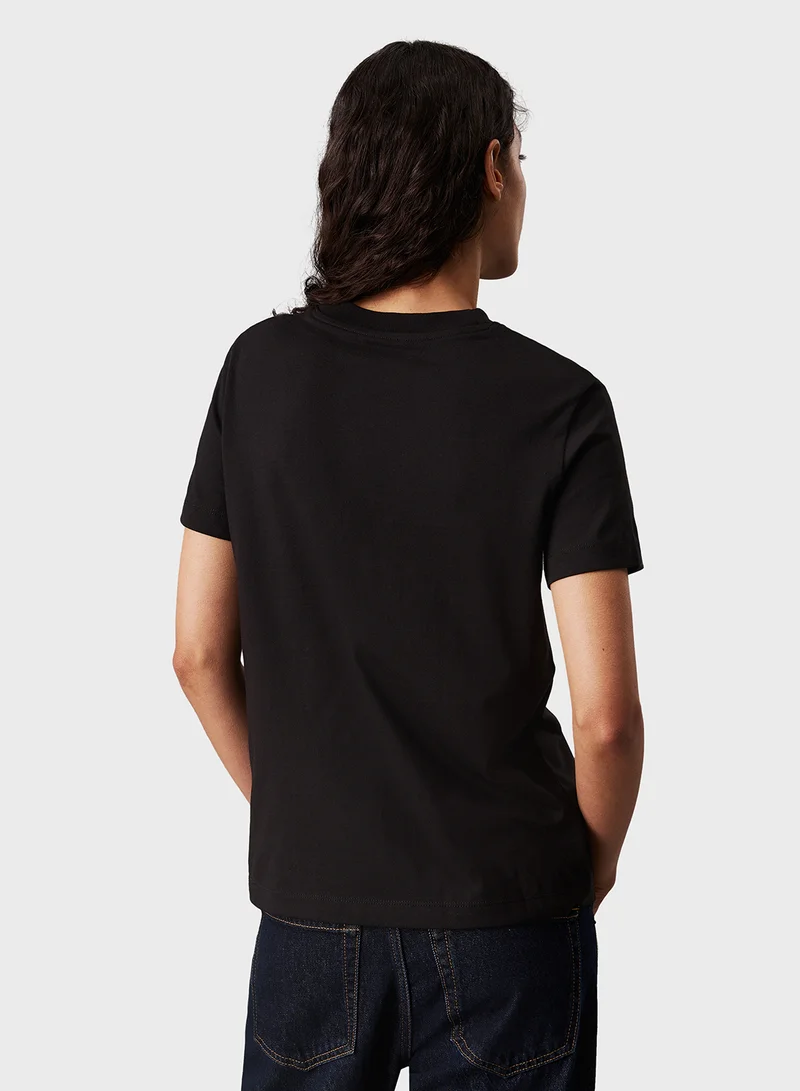 كالفن كلاين جينز Embroidered Ck Regular Tee