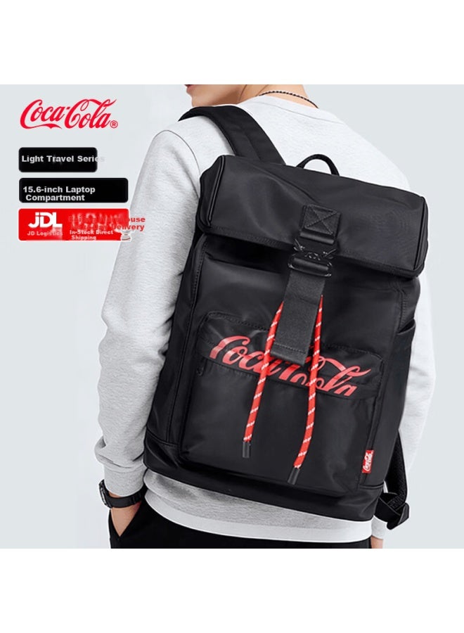 Coca-cola Uni Drawstring Laptop Backpack Casual Student School Bag Travel Business Commuter Bag - Image 2