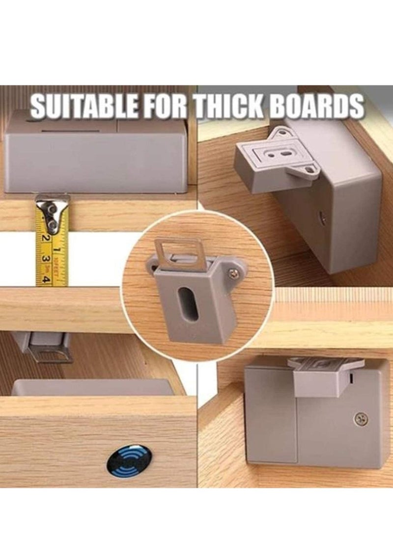 Excefore - Cabinet Lock, DIY Smart Sensor Hidden Safety Digital Cabinet Lock,Electronic Drawer Locks - Image 1