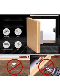 Excefore Cabinet Lock, DIY Smart Sensor Hidden Safety Digital Cabinet Lock,Electronic Drawer Locks  - Image 4